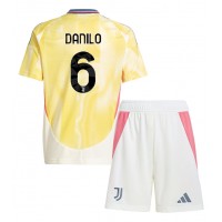 Juventus Danilo Luiz #6 Vonkajší Detský futbalový dres 2024-25 Krátky Rukáv (+ trenírky)